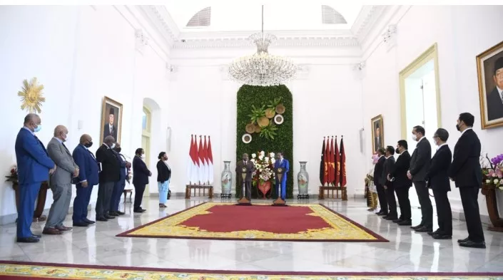 PresidenJokowi dan PM Marape Bahas Sejumlah Peningkatan Kerja Sama