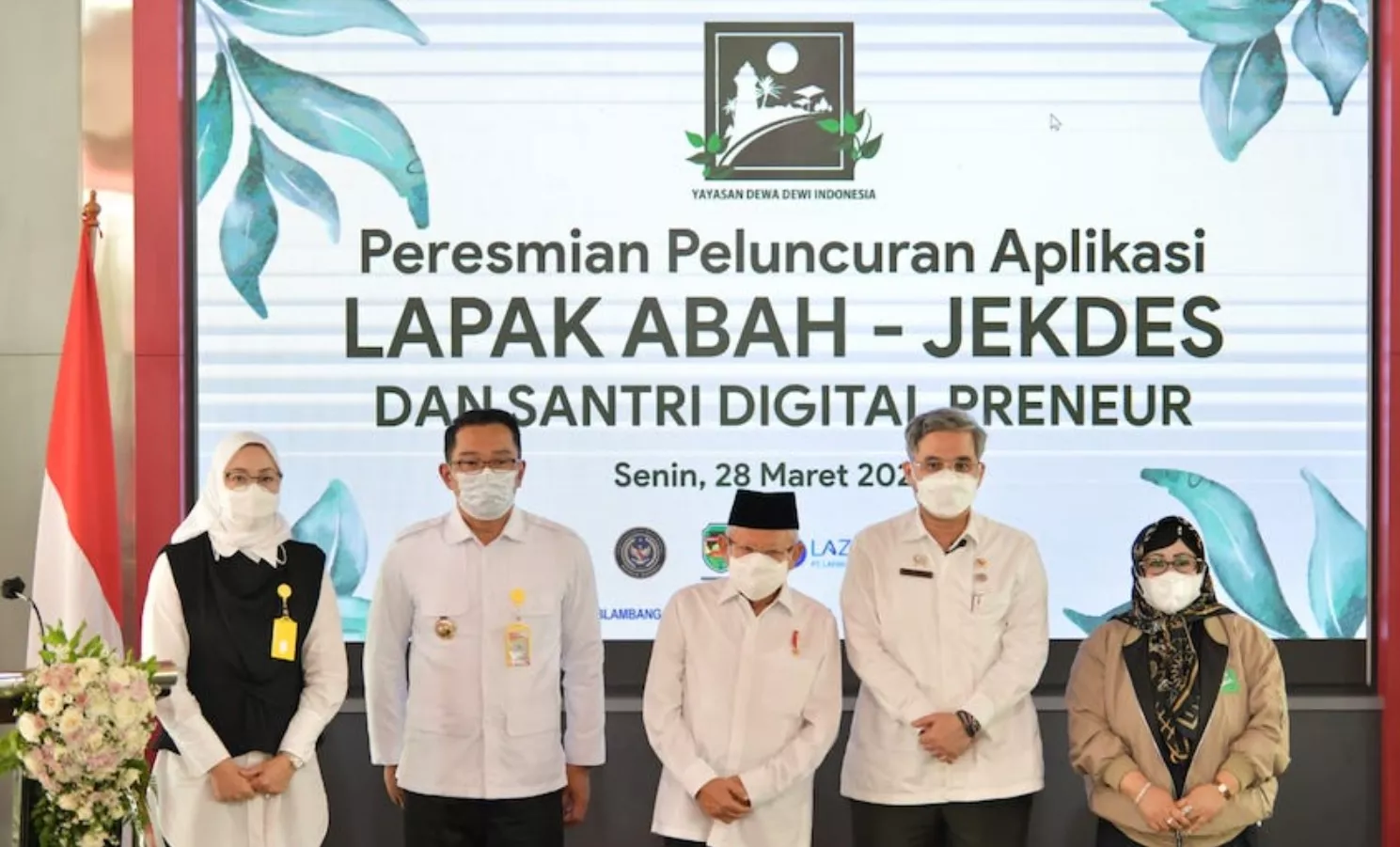 Wapres - Gubernur Jabar Luncurkan Lapak Abah - Ojek Desa