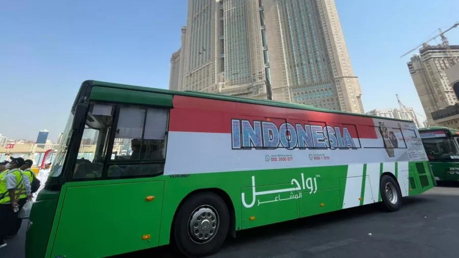 Bus Shalawat dan Petugas Siap Layani Jemaah di Makkah