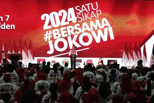 Relawan Muda Tim 7 Satu Sikap 2024 Bersama Jokowi