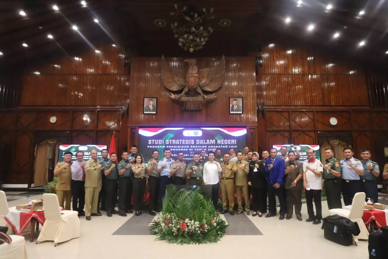 SSDN PPRA Lemhannas RI Angkatan LXIV Kunjungi Pemprov Jatim