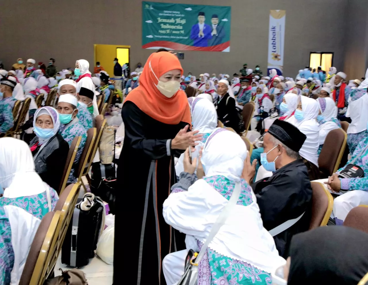 Gubernur Khofifah Pantau Langsung Jalannya Skrining Kesehatan