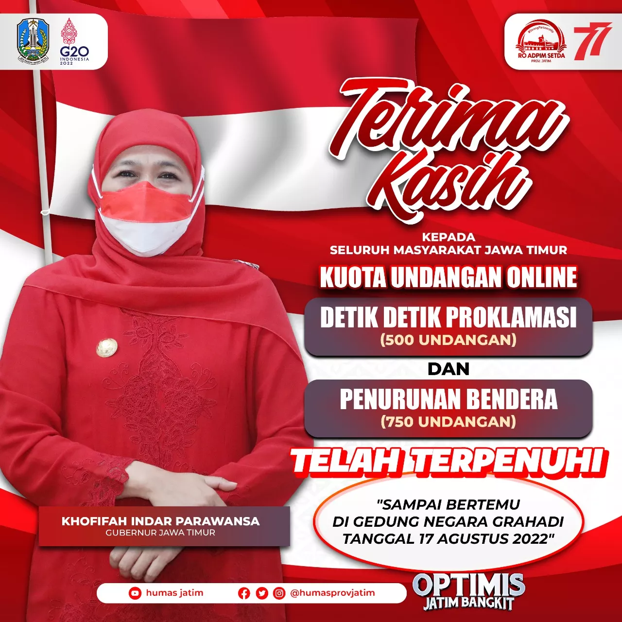 Antusias, Bukti Tingginya Nasionalisme Warga Jatim