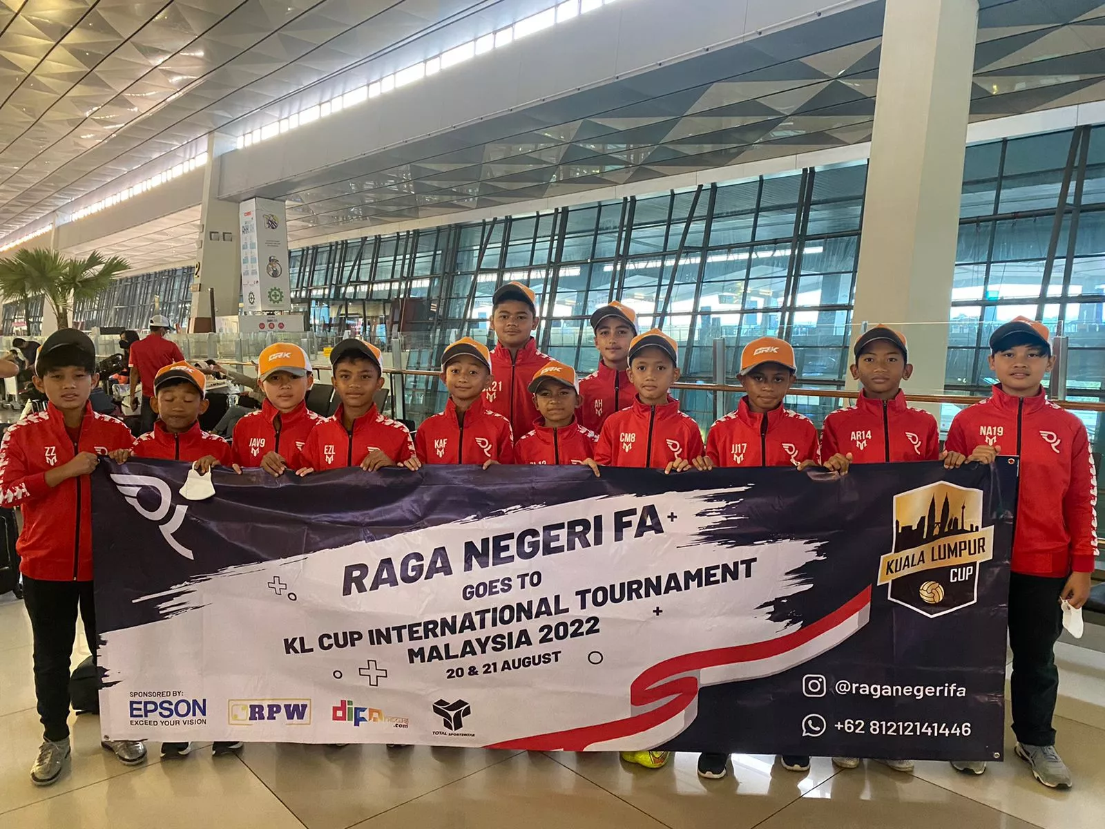 Raga Negeri FA Wakili Indonesia di KL Cup 2022 U-12