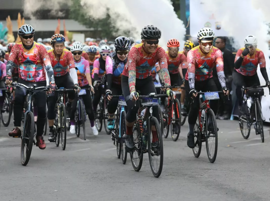 Ganjar Gowes Solo-Magelang di TDB 2022