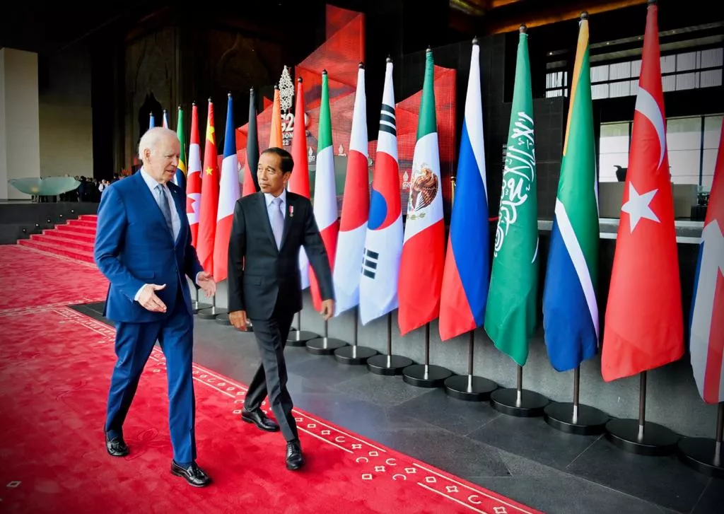Presiden Jokowi Lakukan Pertemuan dengan Presiden AS Joe Biden