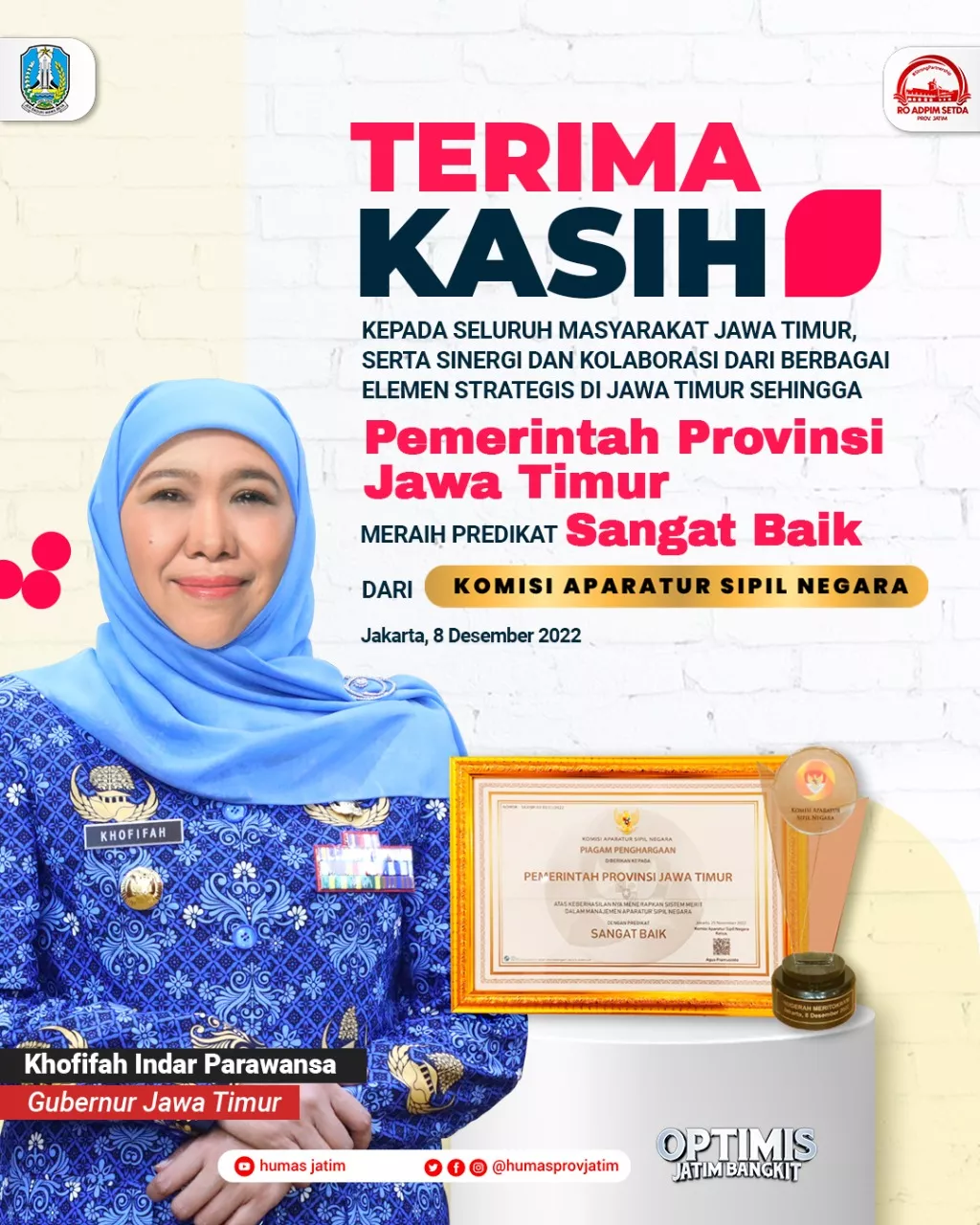Tata Kelola Birokrasi di Jatim Semakin Modern dan Profesional