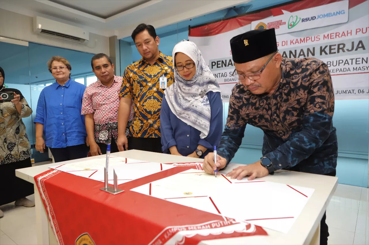 MOU dan MOA Untag Surabaya dengan RSUD Jombang
