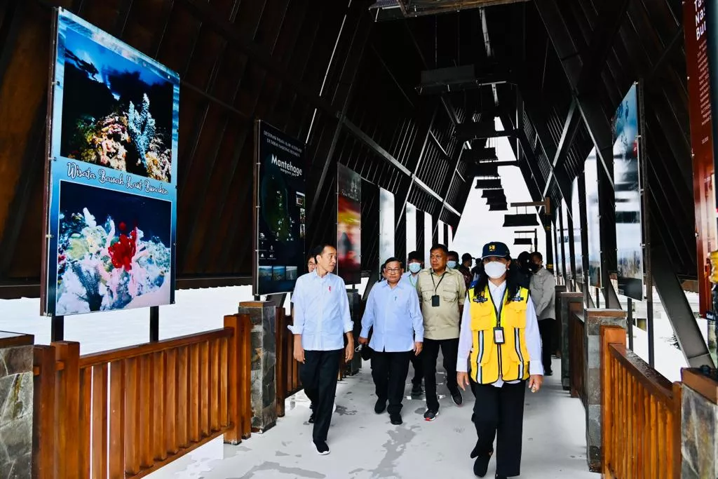Presiden Jokowi Tinjau Kawasan Wisata Bunaken
