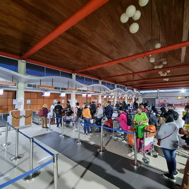 Pergerakan Lalu Lintas Angkutan di Bandara Pattimura Ambon Meningkat