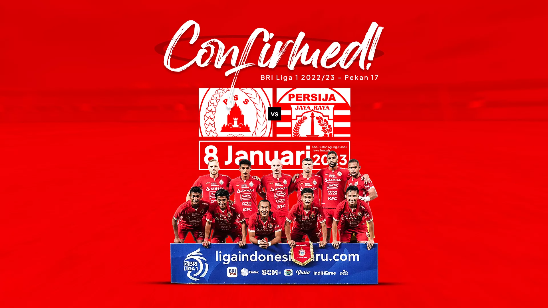 Jadwal Lanjutan Laga PSS vs Persija Jakarta Tudah Menemui Titik Terang