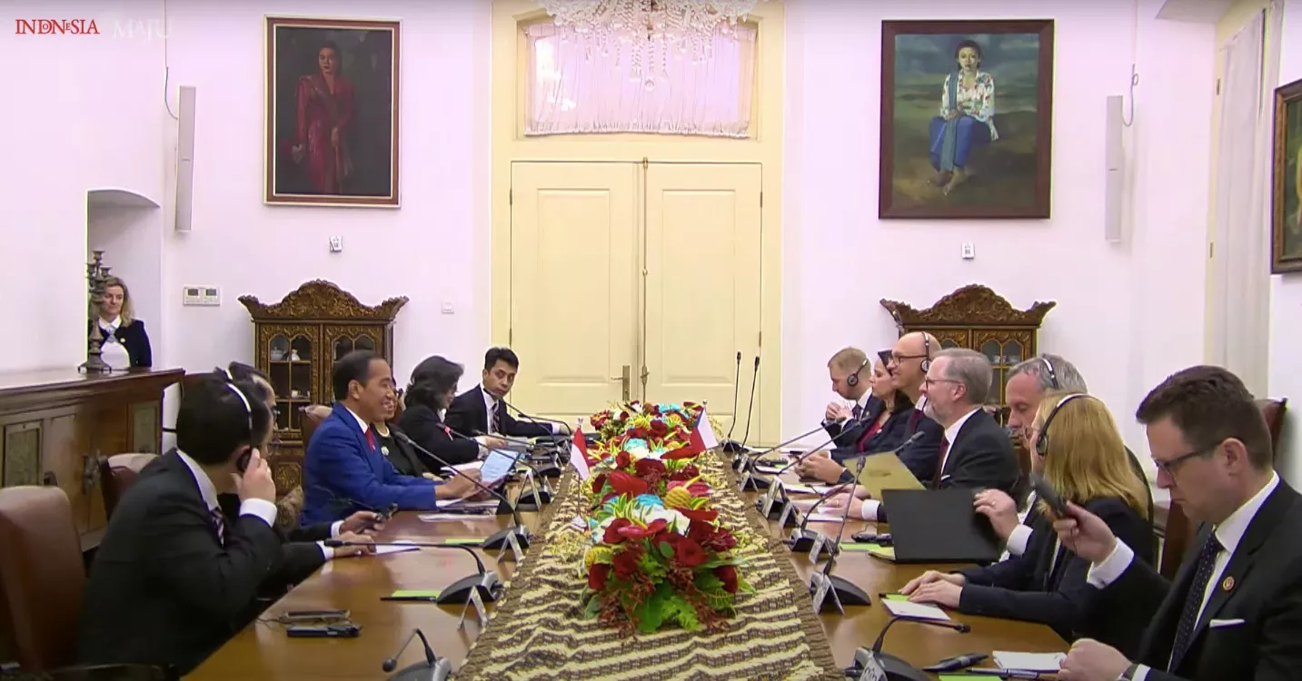 Presiden Jokowi Lakukan Pertemuan Bilateral dengan PM Petr Fiala