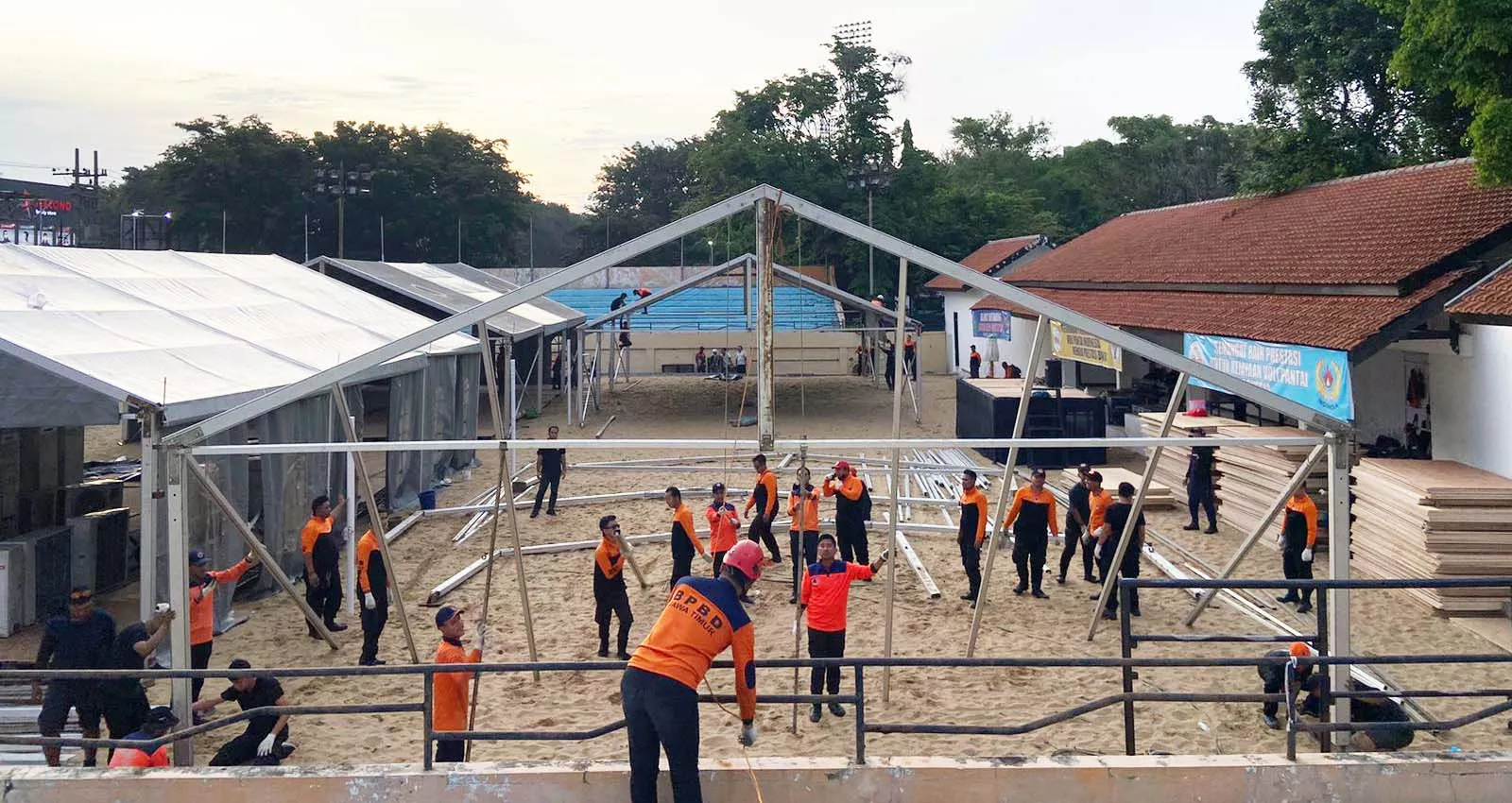 BPBD Jatim Siapkan Tenda Rehat, Toilet Portabel Untuk Pelaksanaan Harlah 1 Abad NU