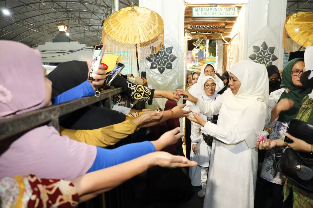 Gubernur Khofifah, Sunan Ampel merupakan salah satu Wali Songo yang memiliki karomah sangat tinggi