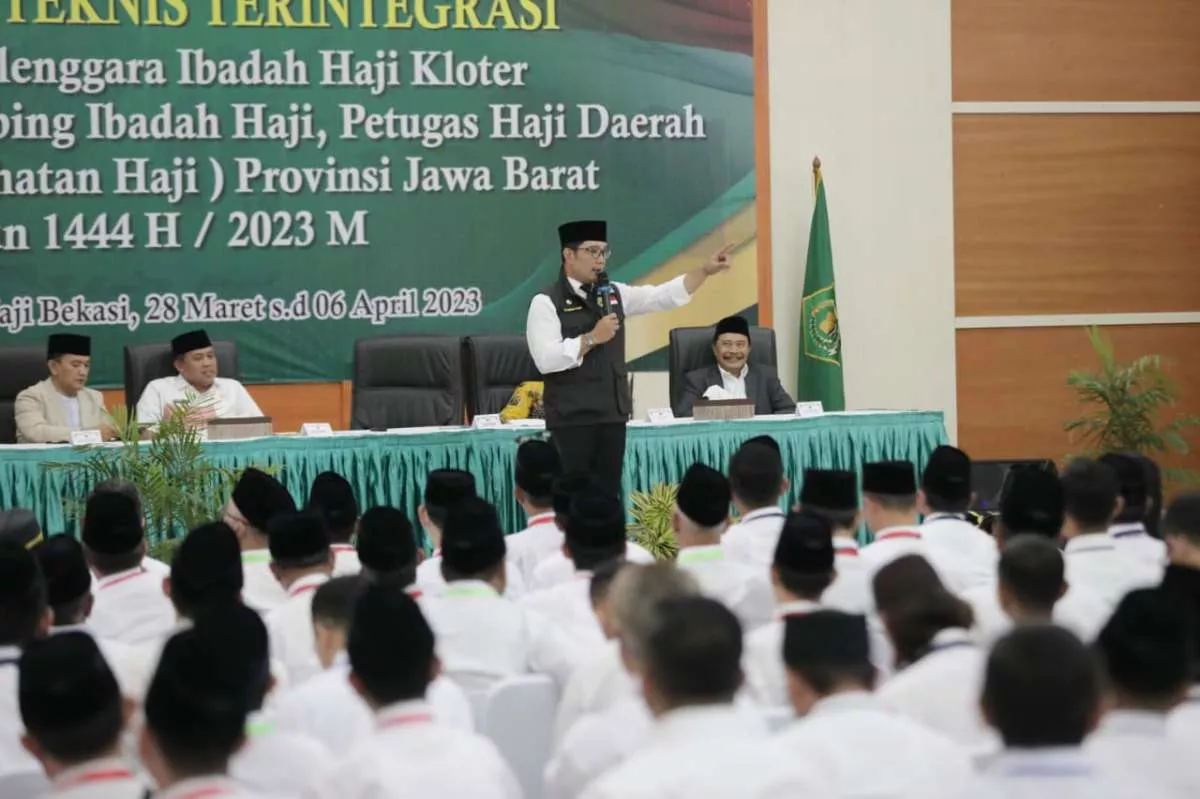 Pesan Ridwan Kamil Kepada Petugas Haji: Kuatkan Niat Layani Jemaah Haji