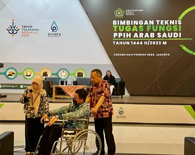 Petugas Dilatih Cara Melayani Jemaah Haji Lansia