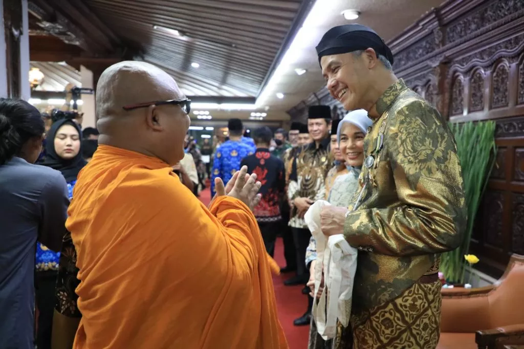 Halalbihalal Ganjar di Kantor Gubernur Dihadiri ASN, Kepala Daerah, dan Tokoh Lintas Agama