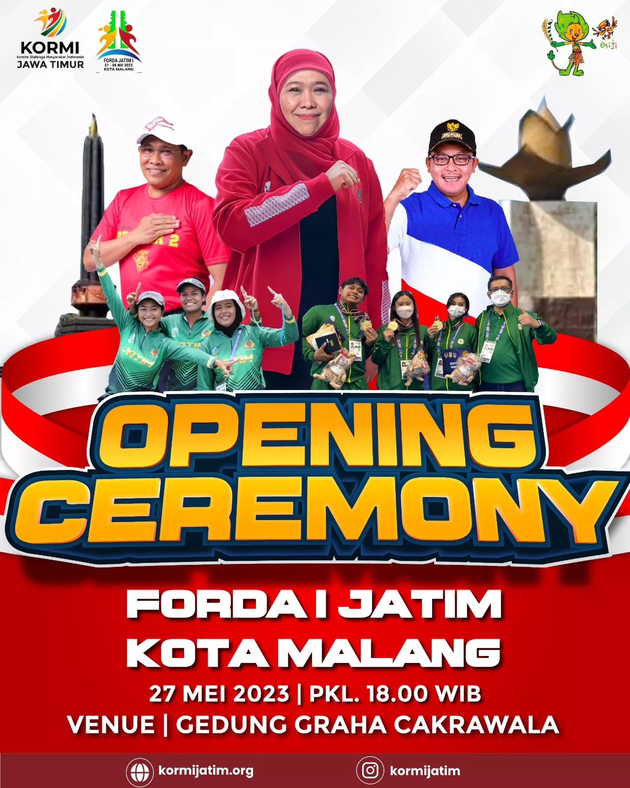 Festival Olahraga Masyarakat Pertama Jatim Akan Digelar di Malang