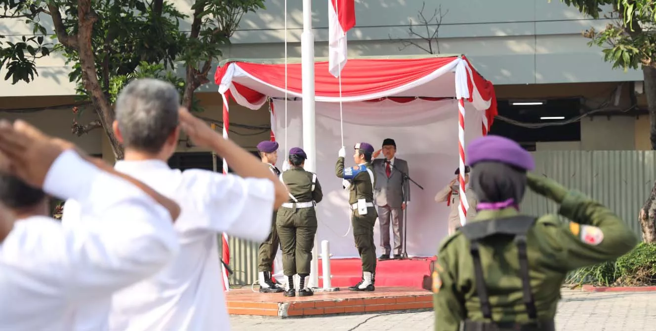 Untag Surabaya Refleksikan Nilai Pancasila Dalam Kegiatan Upacara