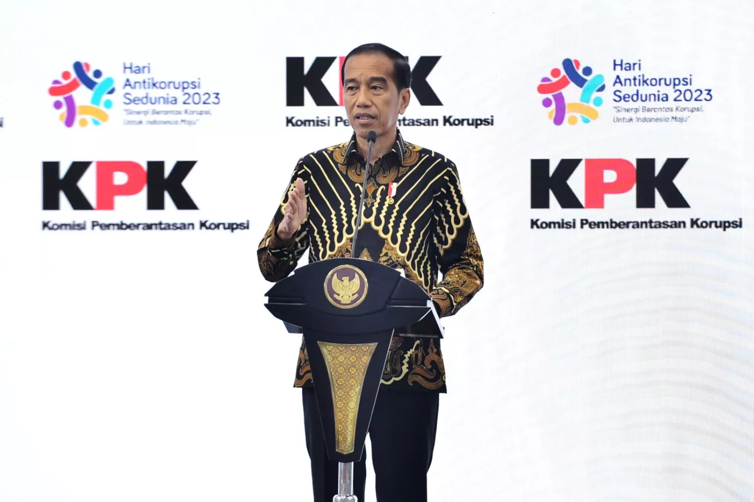 Presiden Jokowi: Pemberantasan dan Pencegahan Korupsi Butuh Upaya Masif dan Sistemik