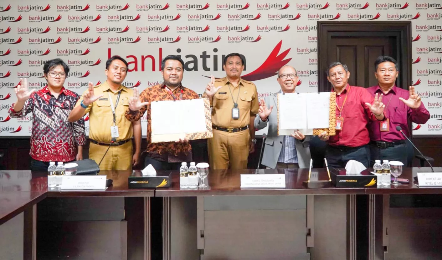 Teken Kerja Sama dengan Pemprov Jawa Timur dan CV Gratis Ongkir, Bank Jatim Dorong Digitalisasi Pengadaan Barang/Jasa