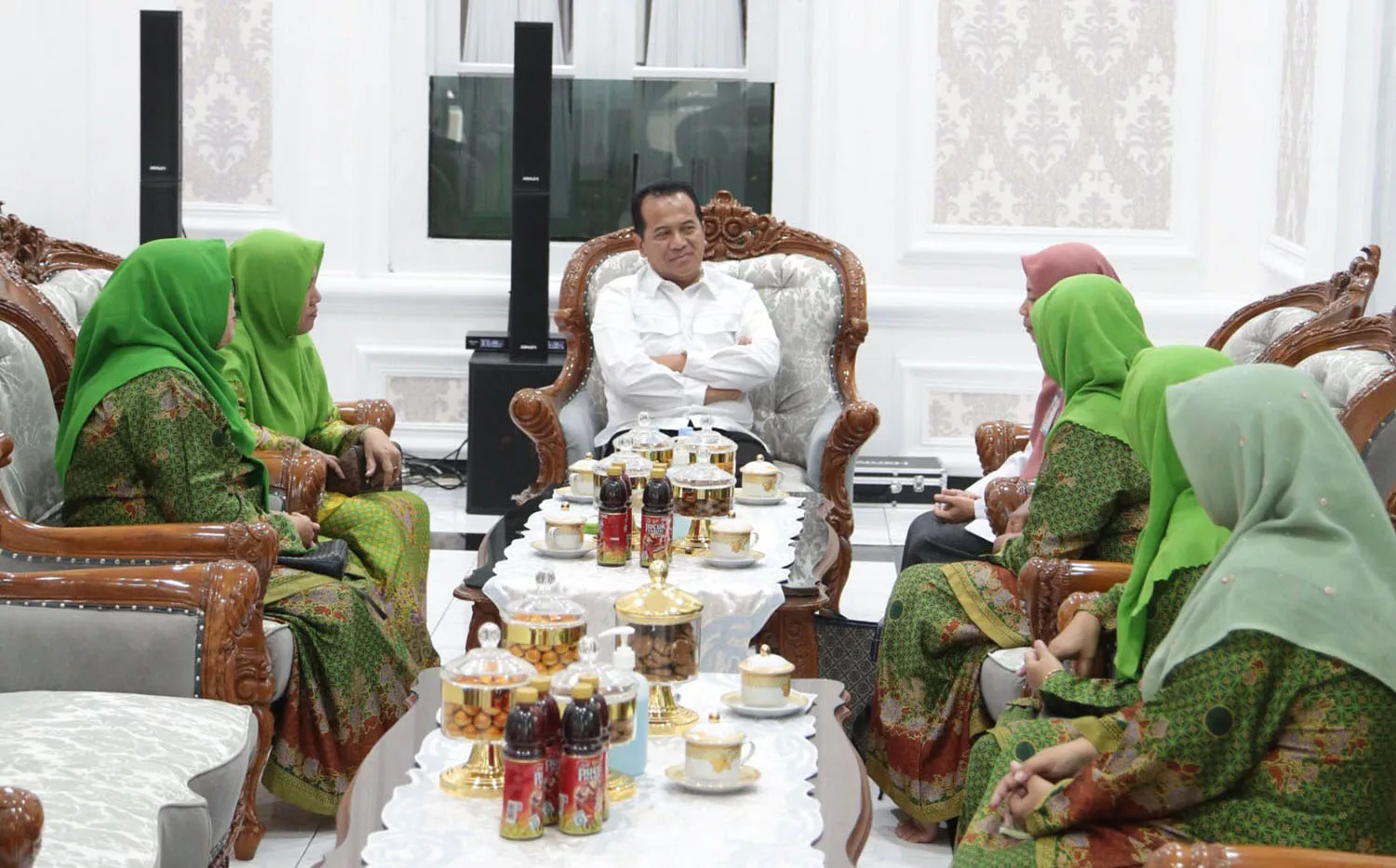 Silaturahmi Muslimat NU dengan Pj Wali Kota Probolinggo Dukung Agenda Harlah dan Halalbihalal