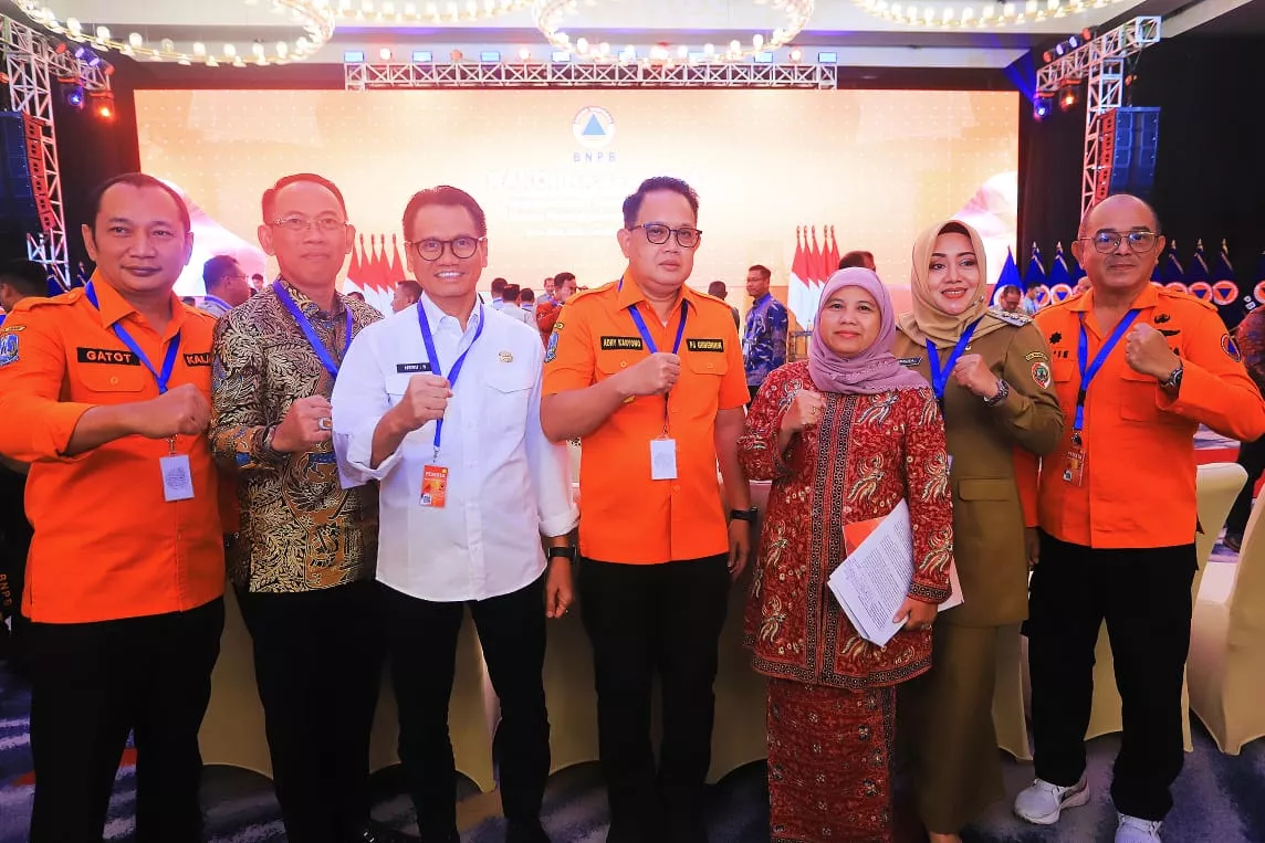Hadiri Rakornas PB 2024, Pj. Gubernur Adhy: Indeks Risiko Bencana Jatim Terus Menurun Selama Lima Tahun Terakhir