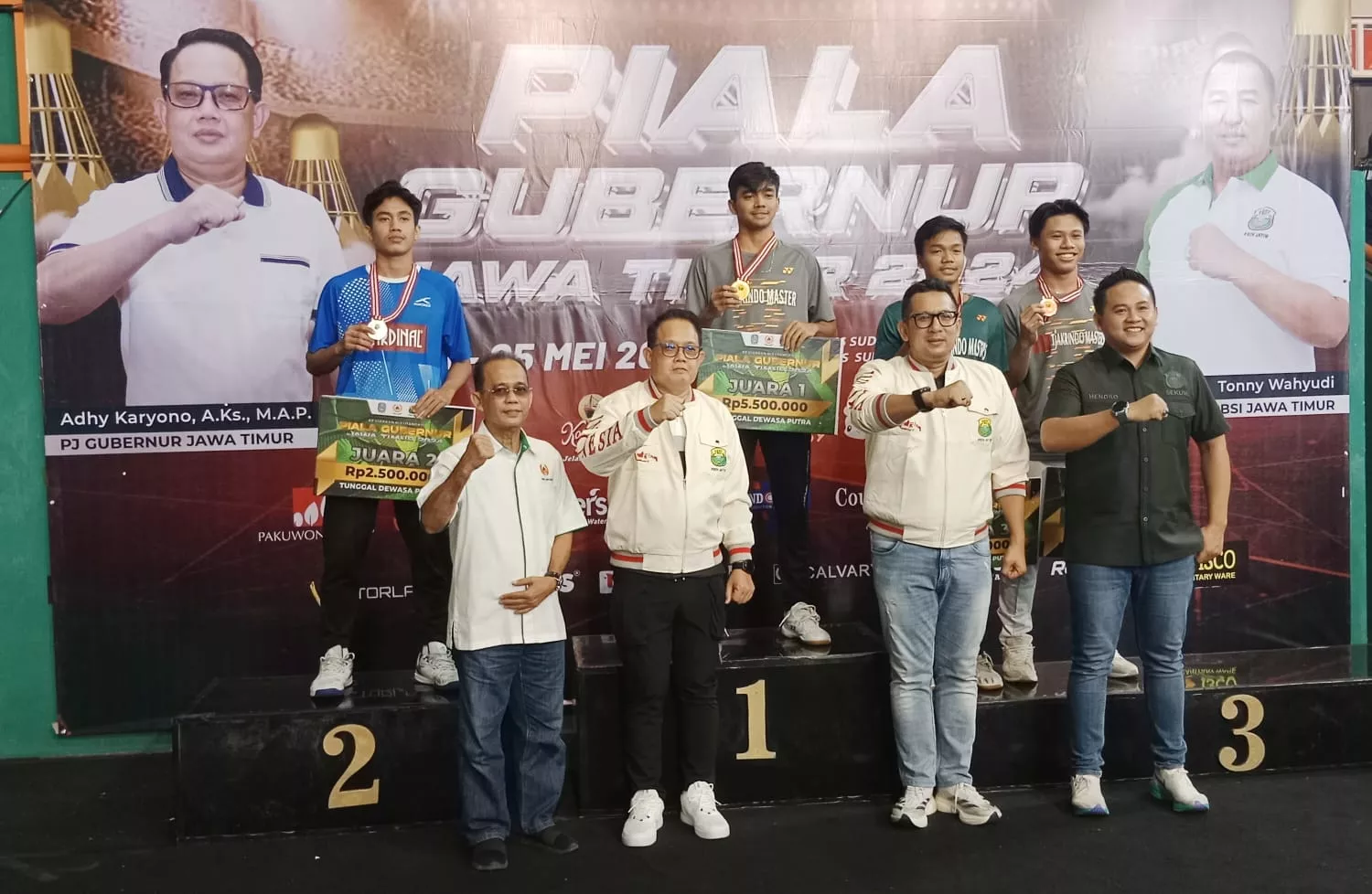 Pj Gubernur Jatim Tutup Kejuaraan Bulu Tangkis Piala Gubernur Jawa Timur 2024