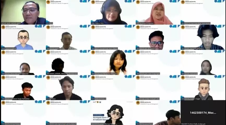 Suksesnya Webinar Network and Security Webinar Series Meningkatkan Wawasan Mahasiswa Teknik di Untag Surabaya