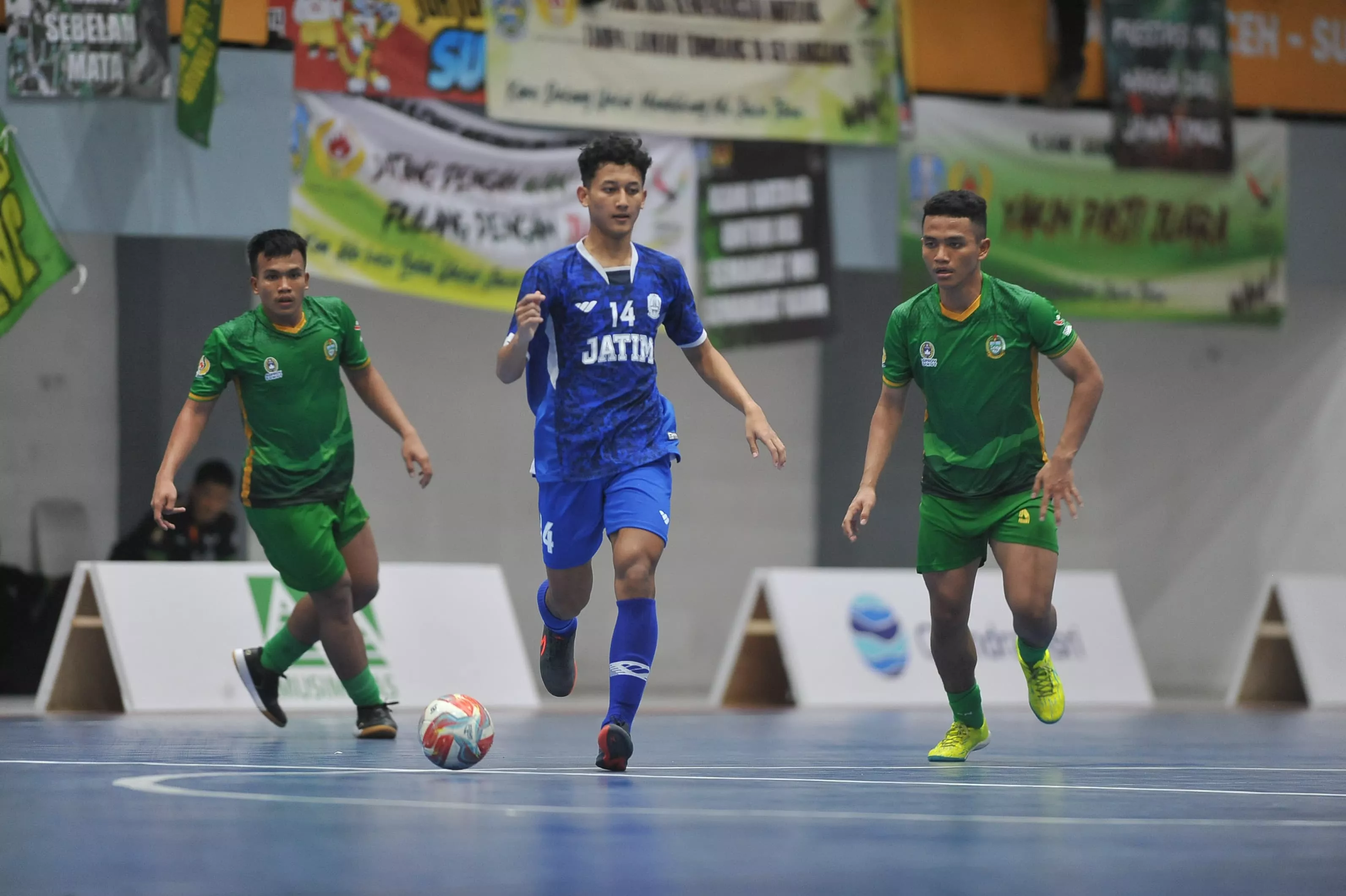 Tim Futsal Putra Jatim Tundukkan Sumut 2-1, Lolos ke Babak Berikutnya