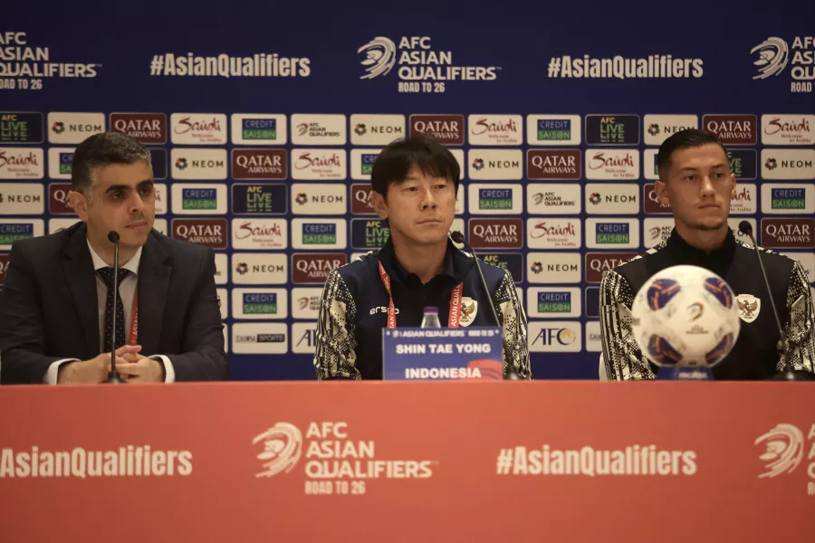 Pelatih Timnas Indonesia, Shin Tae-yong, Optimistis Menatap Laga Perdana Babak Ketiga Kualifikasi Piala Dunia 2026