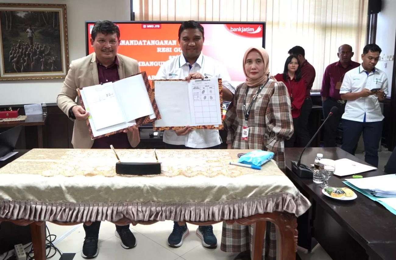 Bank Jatim Salurkan Kredit Resi Gudang Ke PG Rajawali I