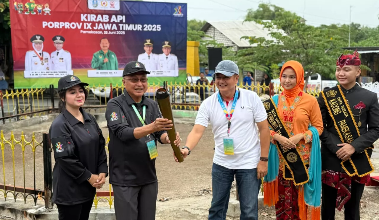 Obor Semangat Porprov IX Jatim Menyala dari Pamekasan, Mengalirkan Energi Sportivitas ke Malang Raya