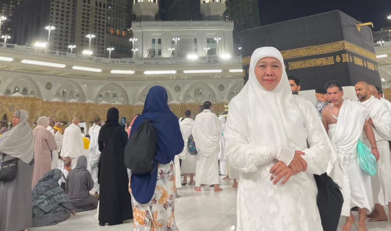 Khofifah Rasakan Transformasi Manajemen Haji di Masjidil Haram