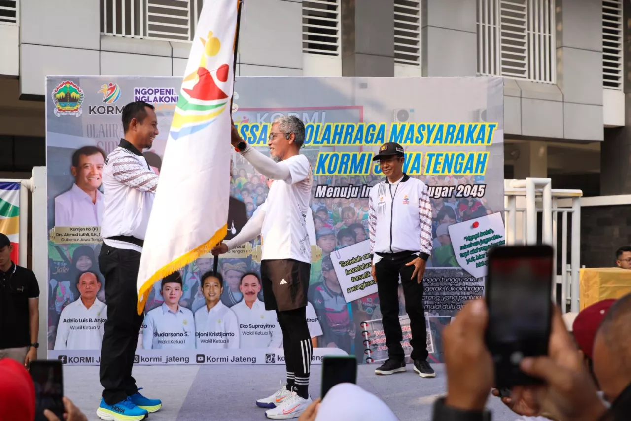 Membudayakan Sehat, Menyatukan Daerah: KORMI Jateng Berangkatkan 869 Peserta ke Fornas VIII di NTB