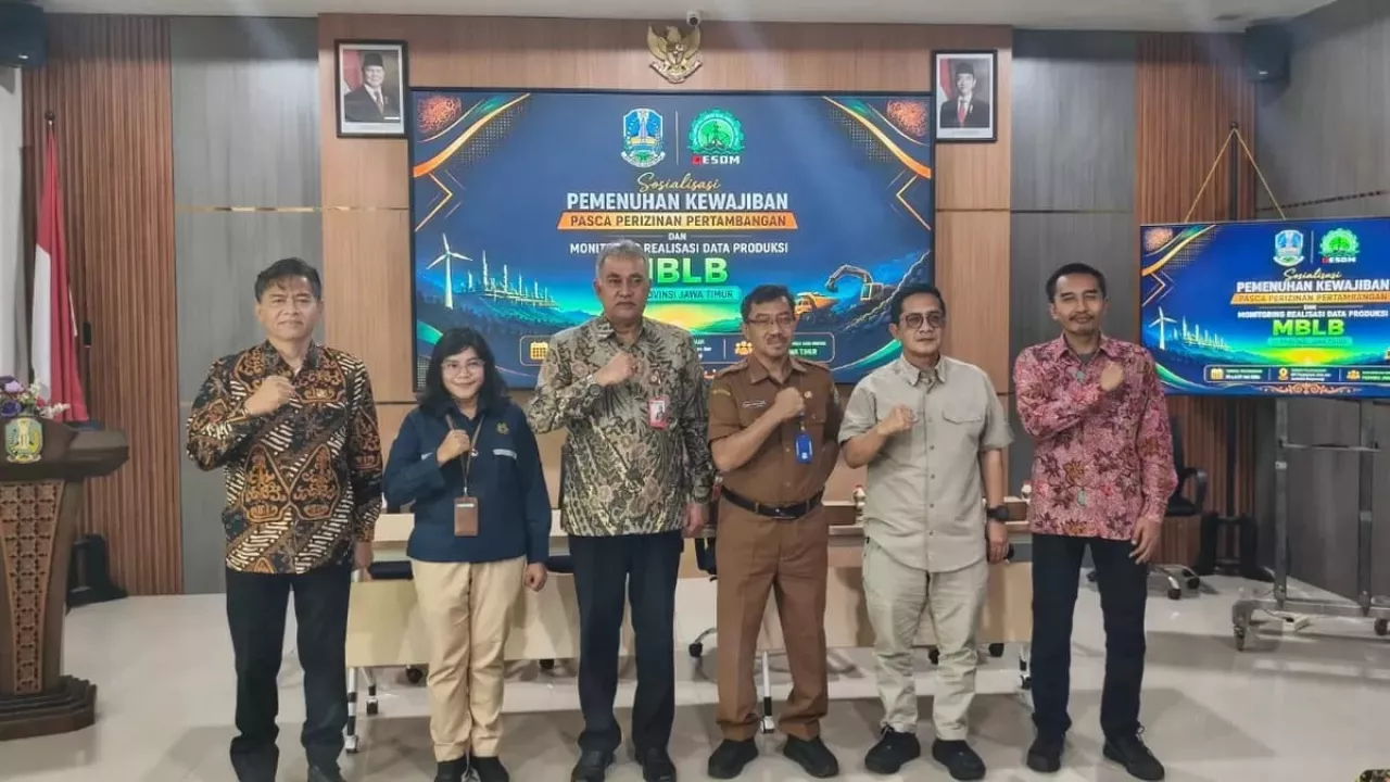 ESDM Jatim Perkuat Kepastian Hukum Tambang MBLB, Pelaku Usaha Diajak Taat Regulasi