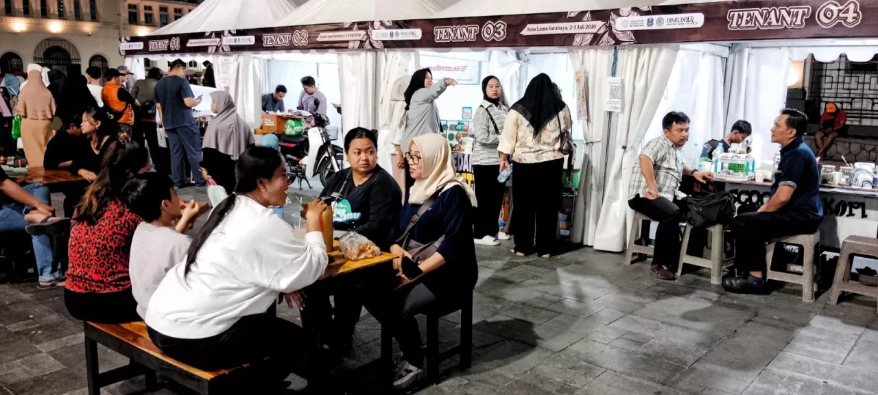 Festival Kopi dan Ekonomi Kreatif Hidupkan Kota Lama Surabaya, UMKM Lokal Panen Promosi