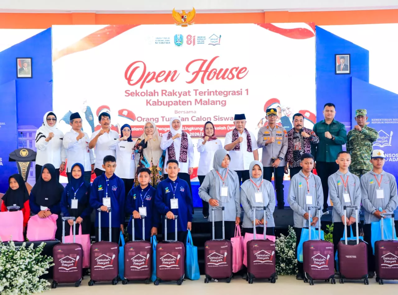 Sekolah Rakyat Terintegrasi di Malang Resmi Beroperasi, Khofifah: Pendidikan Jadi Jalan Memutus Rantai Kemiskinan