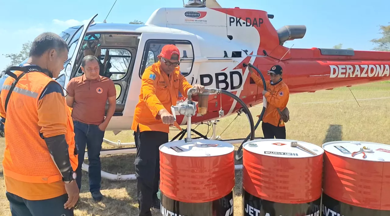 BPBD Jatim Perkuat Water Bombing, Karhutla Gunung Arjuna Welirang Capai 146,85 Hektare