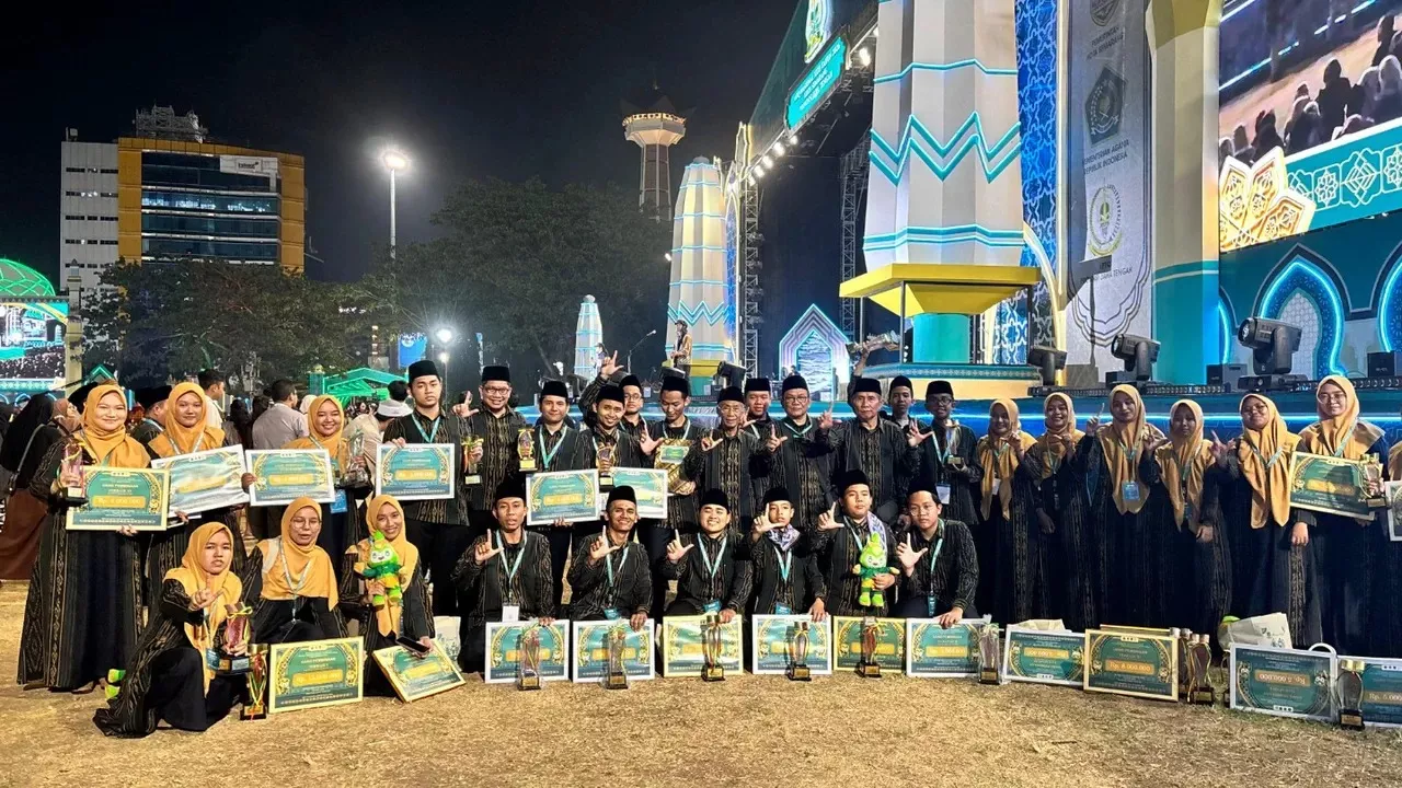 Kafilah Jatim Peringkat Keempat di MTQ Nasional XXXI