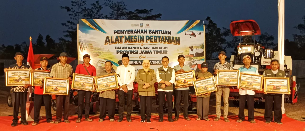Jatim Genjot Mekanisasi Pertanian di Blitar, Target Tiga Kali Tanam Setahun
