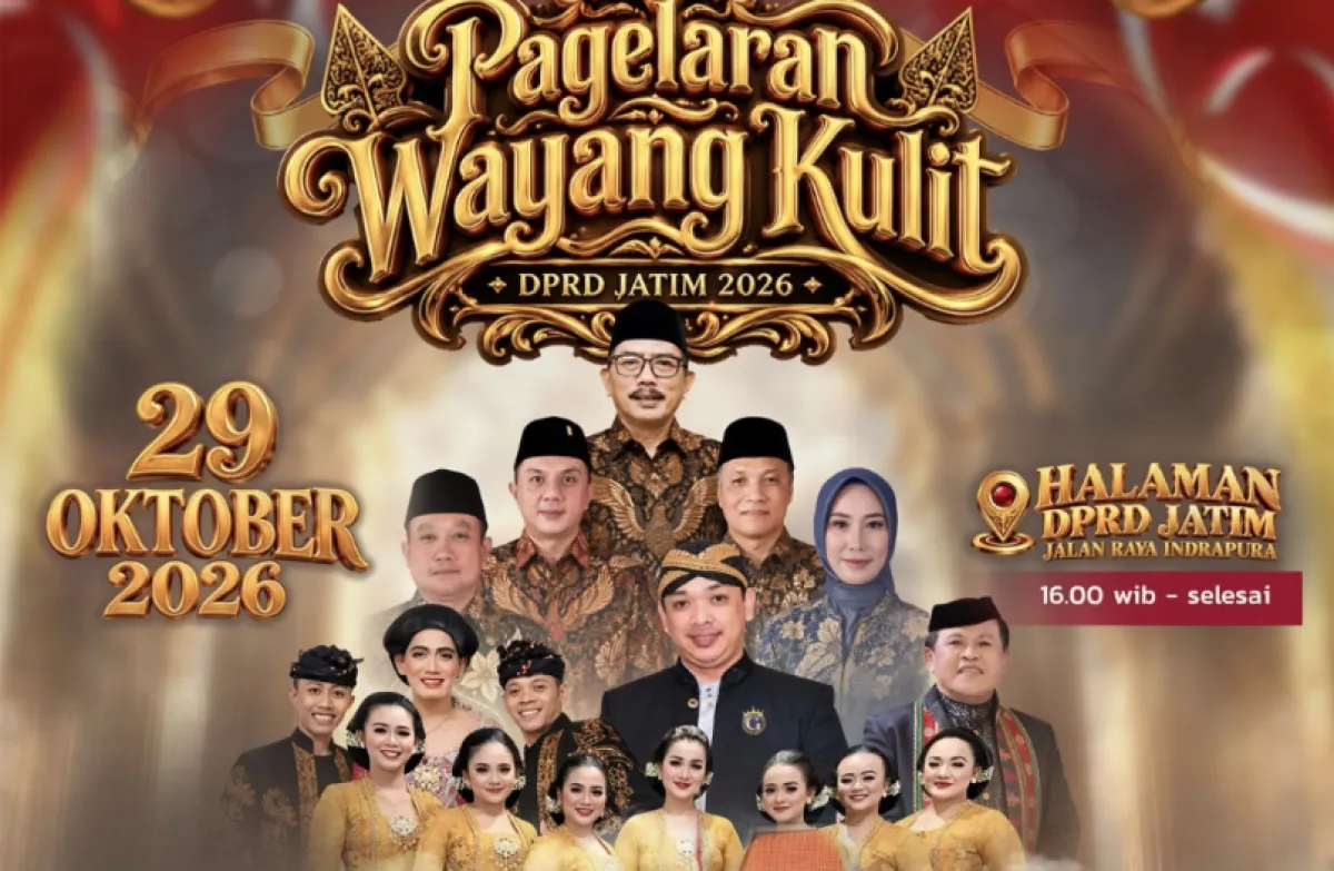 Pertunjukan Wayang Kulit di DPRD Jatim, Ada Ki Arif Sarjono hingga Guyon Maton