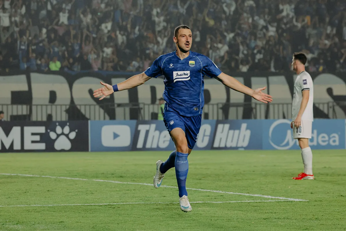Dua Gol Balsa Sekulic Bawa Persib Tundukkan Melbourne FC, Maung Bandung Sempurna di ACL Two